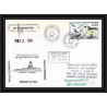 1675 TAAF Antarctic terres australes LETTRE patrouilleur albatros 50 ème hurlant 18ème mission Signé signed 11/3/1990 TA
