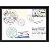 1688 fish astrobale 12/12/1990 TAAF Antarctic terres australes Lettre (cover)