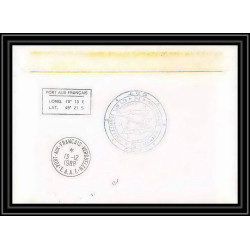 1693 marion dufresne op 89/2 Signé signed kerouanton 13/12/1988 TAAF Antarctic terres australes Lettre (cover)