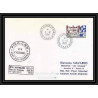 1694 fish astrobale 3/12/1989 TAAF Antarctic terres australes Lettre (cover)