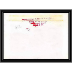 1751 md 69 marflux marion dufresne Signé signed port said 14/7/1991 TAAF Antarctic terres australes Lettre (cover)