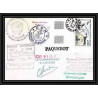 1773 campagne kersimag op 91-3-2 Signé signed loudes 1991 la reunion TAAF Antarctic terres australes Lettre coin daté