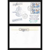 1788 albatros 21/6/1991 Signé signed TAAF Antarctic terres australes Lettre (cover)