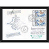 1788 albatros 21/6/1991 Signé signed TAAF Antarctic terres australes Lettre (cover)