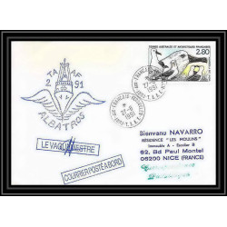 1789 albatros 27/6/1991 Signé signed TAAF Antarctic terres australes Lettre (cover)