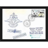 1789 albatros 27/6/1991 Signé signed TAAF Antarctic terres australes Lettre (cover)
