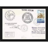 1803 detachement helicoptere adelicop 29 Signé signed 2-1-1992 TAAF Antarctic terres australes Lettre (cover)
