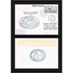 1804 42 ème expedition en terre adelie 2/1/1992 TAAF Antarctic terres australes Lettre (cover)