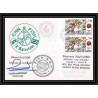 1813 astrobale Signé signed daudon 20/1/1992 TAAF Antarctic terres australes Lettre (cover)