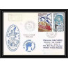 1815 albatros p 681 13/1/1992 TAAF Antarctic terres australes Lettre (cover) antibes juan les pins au verso
