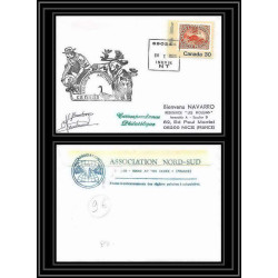 1935 Antarctic canada Lettre (cover) écologie arctique Signé signed