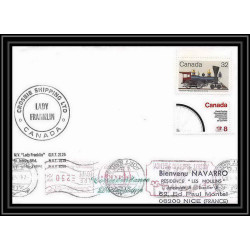 1953 Antarctic canada Lettre (cover) crosbie shipping 27/4/1984 