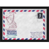 1985 Antarctic USA Lettre (cover) alascom bartlett earth station 1983