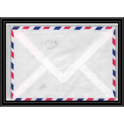 1985 Antarctic USA Lettre (cover) alascom bartlett earth station 1983