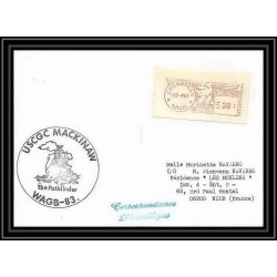 1998 Antarctic USA Lettre (cover) uscgc mackinaw pathfinder wagb-83 4/2/1983
