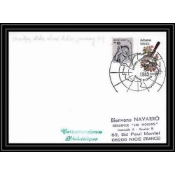 1999 Antarctic USA Lettre (cover) garden state show station 8/1/1983