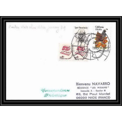2000 Antarctic USA Lettre (cover) garden state show station 8/1/1983