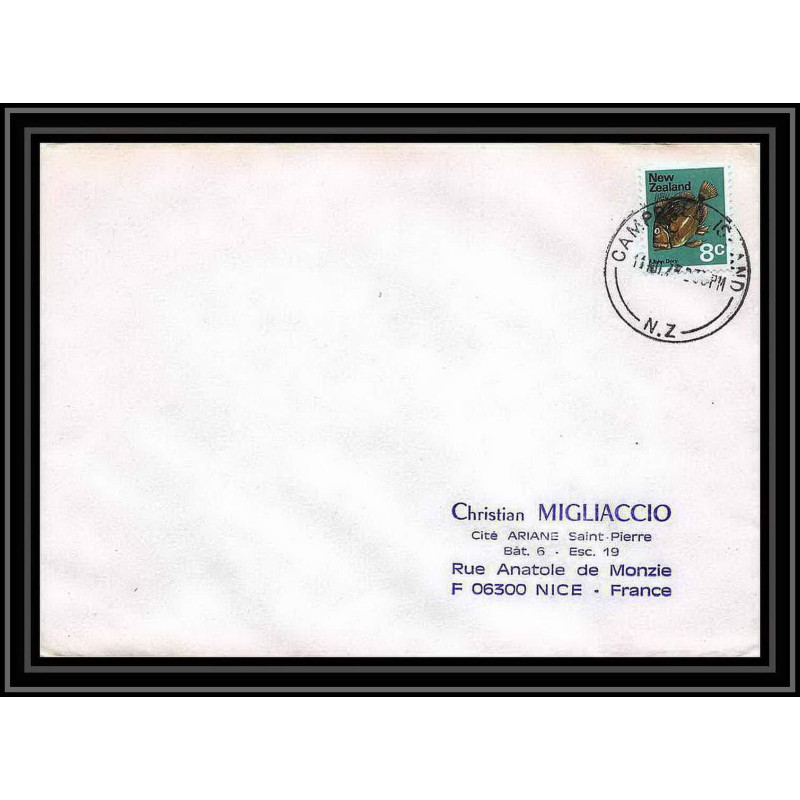 2090 Antarctic Lettre (cover) nouvelle zélande new zeland 11/11/1972
