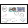 2226 ANTARCTIC terres australes TAAF lettre cover Dufresne OP 80/1 21/1/1980 Signé signed oiseaux (birds)