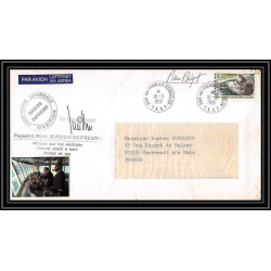 2233 ANTARCTIC terres australes TAAF lettre cover Dufresne N°90 Signé signed béquet 18/3/1981 sea leopard