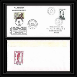 2244 ANTARCTIC terres australes TAAF lettre cover Dufresne 3/2/1982 crozet maison d'installation