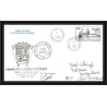 2254 ANTARCTIC terres australes TAAF lettre cover Dufresne 1/1/1983 Signé signed la réunion