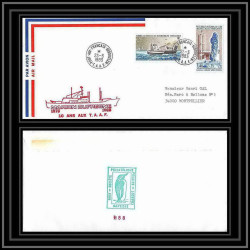 2255 ANTARCTIC terres australes TAAF lettre cover Dufresne 23/3/983