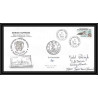 2257 ANTARCTIC terres australes TAAF lettre cover Dufresne 22/7/1983 Signé signed md 37 la réunion oiseaux (birds)