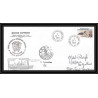 2258 ANTARCTIC terres australes TAAF lettre cover Dufresne 22/7/1983 Signé signed md 37 la réunion oiseaux (birds)