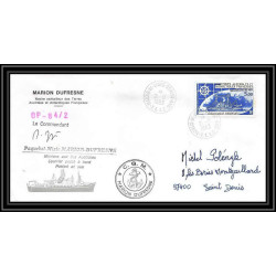 2271 ANTARCTIC terres australes TAAF lettre cover Dufresne OP 84/2 Signé signed 21/12/1983 la reunion