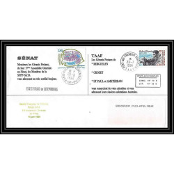 2281 ANTARCTIC terres australes TAAF lettre cover Dufresne 23/6/1994 sénat chiens traineau dog
