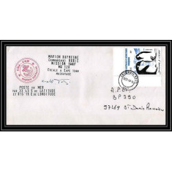 2384 ANTARCTIC terres australes TAAF lettre cover Dufresne 2 N°348 md 128 16/10/2002 la reunion