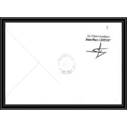 2386 ANTARCTIC terres australes TAAF lettre cover Dufresne 2 N°330 helilagon Signé signed op 2002/4 6/12/2002