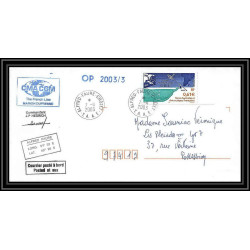 2415 Dufresne 2 Signé signed op 2003/3 N°338 7/11/2003 ANTARCTIC terres australes (taaf) Lettre cover