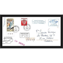 2422 Dufresne 2 Signé signed op 2003/4 21/12/2003 N°354 ANTARCTIC terres australes (taaf) Lettre cover