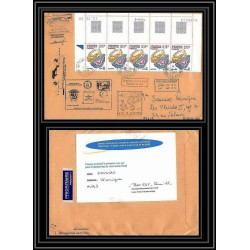 2433 Dufresne 2 Signé signed N°368 20/3/2004 ELEC MASTER GROUP ANTARCTIC terres australes (taaf) Lettre cover