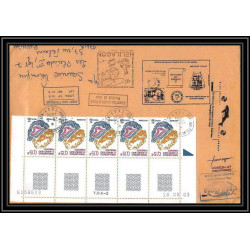 2433 Dufresne 2 Signé signed N°368 20/3/2004 ELEC MASTER GROUP ANTARCTIC terres australes (taaf) Lettre cover