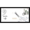2456 ANTARCTIC terres australes TAAF lettre cover Dufresne 2 Signé signed 23/8/2004 la reunion arrivée liberty statue