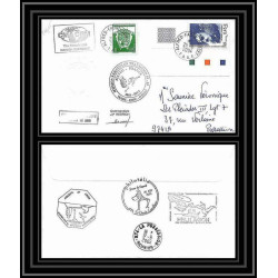 2459 ANTARCTIC terres australes TAAF lettre Dufresne 2 Signé signed 56 mission transition 25/8/2004 reunion N°391