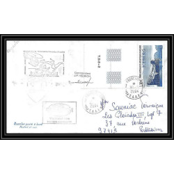 2461 ANTARCTIC terres australes TAAF lettre cover Dufresne 2 Signé signed kerguelen 30/8/2004 N°387