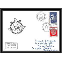 2474 ANTARCTIC terres australes TAAF lettre cover Dufresne 2 3/12/2004 N°391