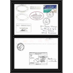 2490 ANTARCTIC terres australes TAAF lettre cover Dufresne 2 Signé signed croix du sud 1 25/1/2005 N°368