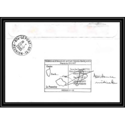 2490 ANTARCTIC terres australes TAAF lettre cover Dufresne 2 Signé signed croix du sud 1 25/1/2005 N°368