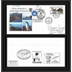 2497 ANTARCTIC terres australes TAAF lettre cover Dufresne 2 Signé signed MD 145 KEOPS 18/1/2005 N°385 dauphin dolphin