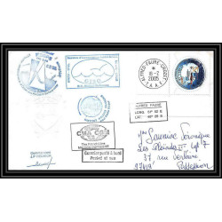 2498 ANTARCTIC terres australes TAAF lettre cover Dufresne 2 Signé signed MD 145 KEOPS 18/2/2005 N°369 coin de feuille