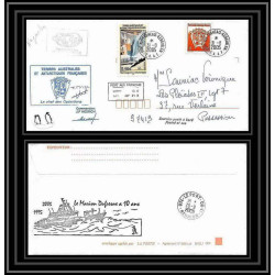 2517 ANTARCTIC terres australes TAAF lettre cover 10 ans du Dufresne 2 Signé signed N°358 KERGUELEN 31/8/2005