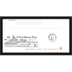 2517 ANTARCTIC terres australes TAAF lettre cover 10 ans du Dufresne 2 Signé signed N°358 KERGUELEN 31/8/2005
