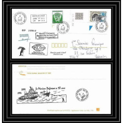 2521 ANTARCTIC terres australes TAAF lettre cover 10 ans du Dufresne 2 Signé signed N°406 7/9/2005 coin daté