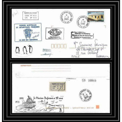2522 ANTARCTIC terres australes TAAF lettre cover 10 ans du Dufresne 2 Signé signed N°395 7/9/2005