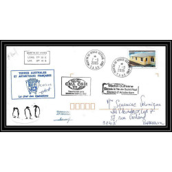 2522 ANTARCTIC terres australes TAAF lettre cover 10 ans du Dufresne 2 Signé signed N°395 7/9/2005